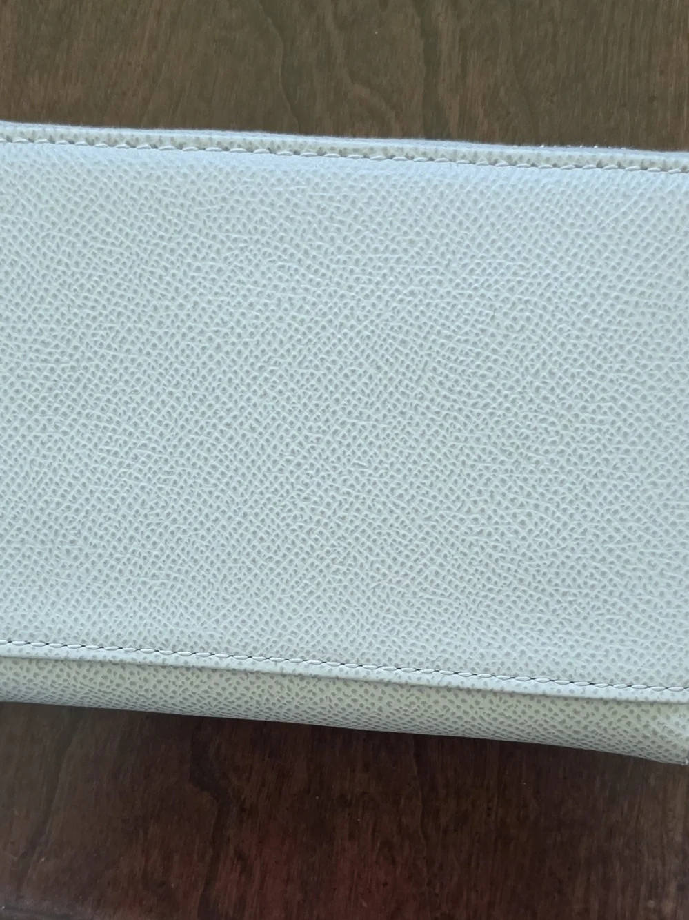 Dooney & Bourke Cream Zip-Around Credit Card Case